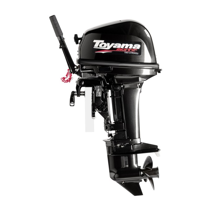 Подвесной лодочный мотор TOYAMA T9.9BMS PRO (2 такта, 9,9 л.с., 41 кг)
