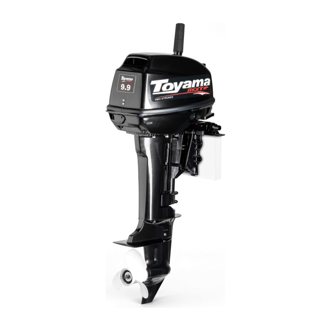 Подвесной лодочный мотор TOYAMA T9.9BMS+USB (2 такта, 9,9 л.с., 36 кг)